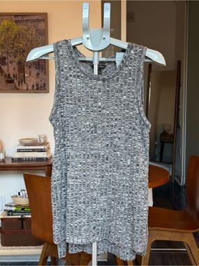 Banana Republic - Gray Heathered Sleeveless Tunic Tank